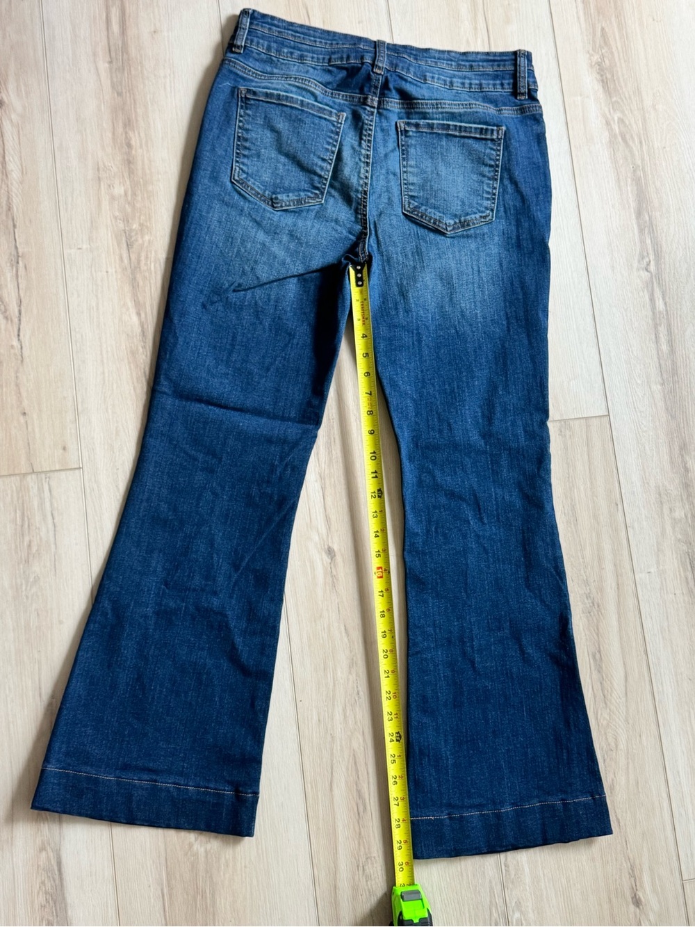 Kut from the Kloth Indigo Flare Trouser Jeans - Picture 3 of 4